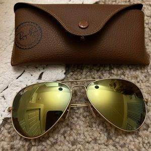 Original Rayban Aviator Flash Lenses